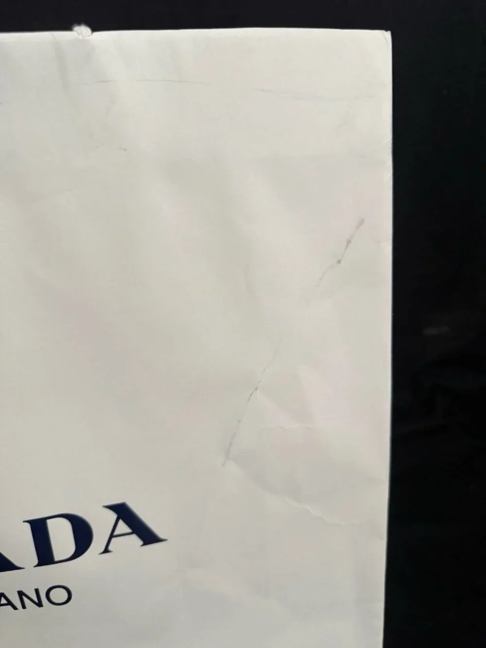 Prada Paper Reusable Shopping Bag White 19